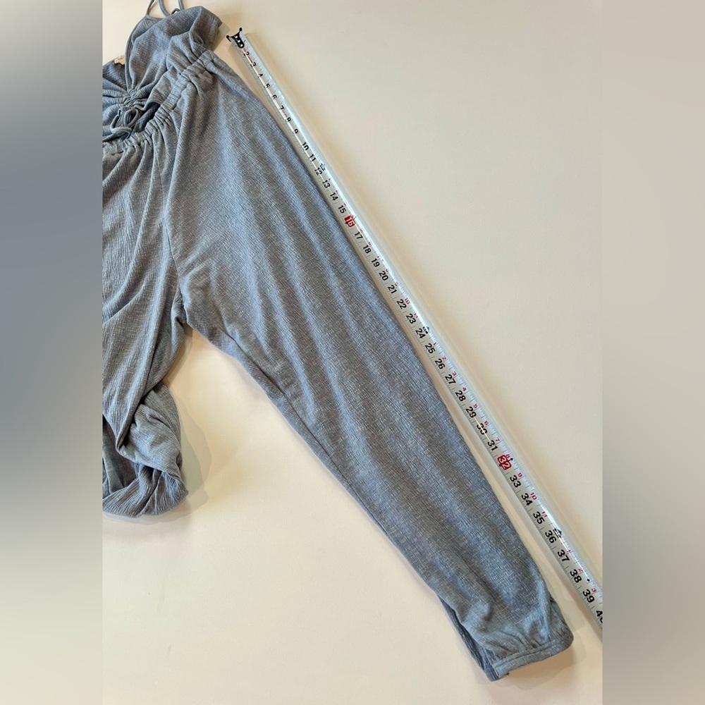 Hem & Thread Light Blue Jogger Jumpsuit  Lightweight - Picture 6 of 10